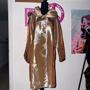 UBU Champagne Satin Raincoat – NWT